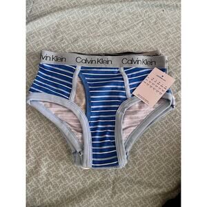 New 6pk Kids Calvin Klein Brief Underwear size M 8/10